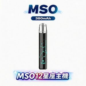 MSO爅嘶 十二星座一代主機 Type-C 快充 超長續航 24款潮流限量星座配色 通用一代煙彈 台灣現貨秒發