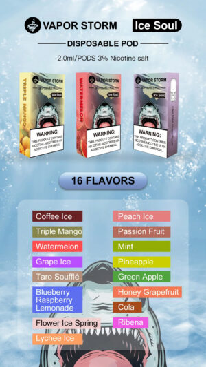 Alternative view of VAPOR STORM 風暴五代煙彈 3%高滿足 單顆裝 升級陶瓷芯防漏 通用RELX五代/六代 711到付現貨